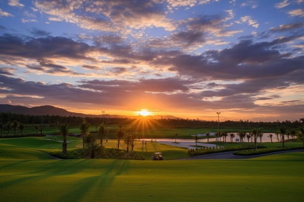 Sân golf Mường Thanh Xuân Thành là tổ hợp nghỉ dưỡng ven biển đẳng cấp đầu tiên tại Hà Tĩnh